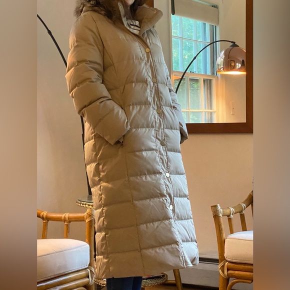 Lands' End Jackets & Coats Lands End Ladies Long Down Coat W Hood